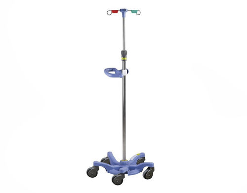 Infusionsstativ auf Rollen - VLT-625 - Vallitech Móveis Hospitalares - 2 Haken / Edelstahl
