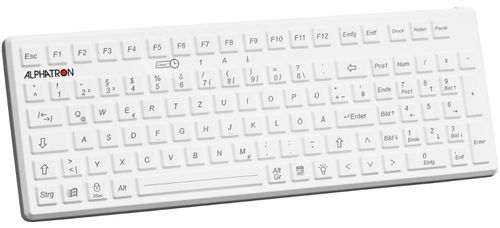 Medizinische Tastatur / mit Ziffernblock - K500 - ALPHATRON MEDICAL GmbH - Silikon / hermetisch