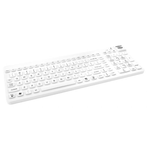 Medizinische Tastatur / mit Ziffernblock - RC - ALPHATRON MEDICAL GmbH - Silikon / hermetisch