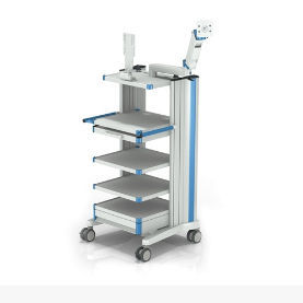 Medizinischer Wagen - ALPHATRON MEDICAL GmbH - für medizinische Geräte / für Transport / 2 Schubladen