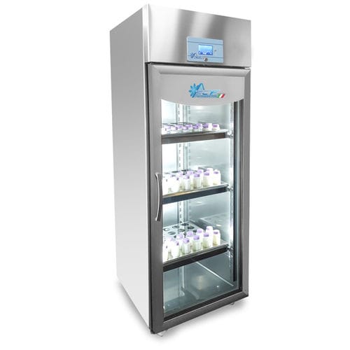 Kühlschrank für Muttermilch - MLK700 - A.C.F. Italia srl - vertikal / 1 Tür / mit Glastür