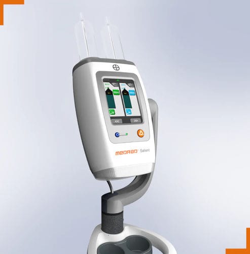 Kontrastmittelinjektor für IRM - MEDRAD® Salient - Bayer Healthcare - für X-Scanner / für Fluoroskopie / Einzelkammer