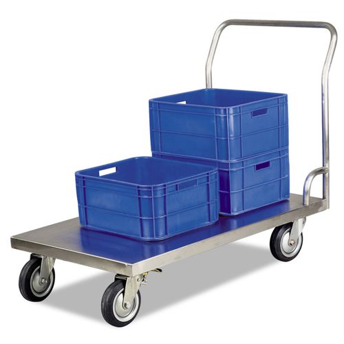 Mehrzweckwagen - PLUSHINE series  - TBT Medical - Logistik / Edelstahl / offene Bauweise