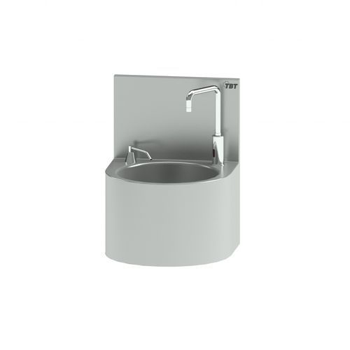 Handwaschanlage / 1 Station - PLUSHINE - TBT Medical - wandmontiert / Edelstahl