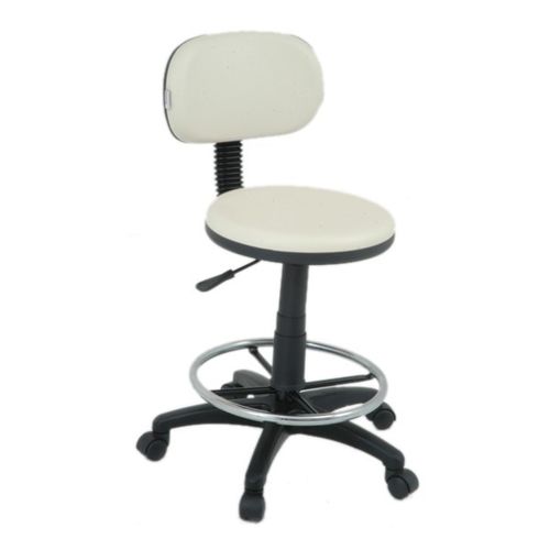 Laborhocker - TBT Medical - höhenverstellbar / mit Rückenlehne / mit Fußstütze