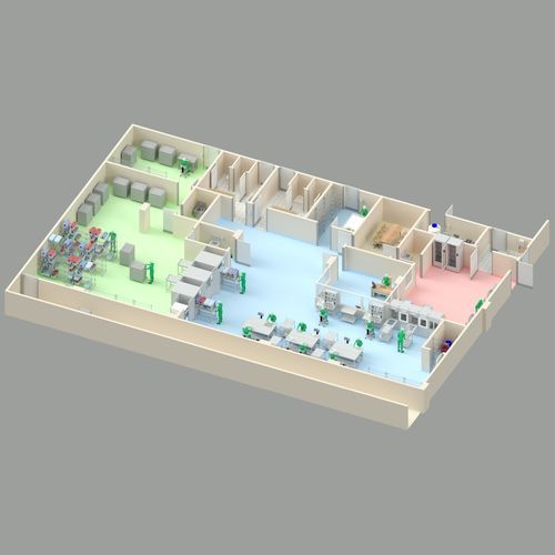 Sterilisationsraum für Gesundheitseinrichtungen - CSSD Design - TBT Medical - medizinisch / modular / mobil