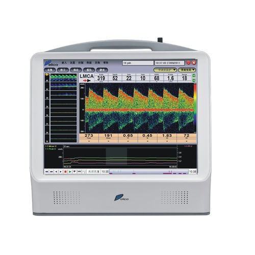 Transkranieller Doppler - EMS-9PB - Shenzhen Delica Medical Equipment - Tisch / mit Touchscreen