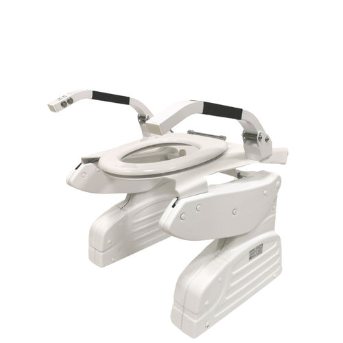 Toilettenlift mit Armlehnen - SOLLIEVATI SILVER  - Allmobility - elektrisch