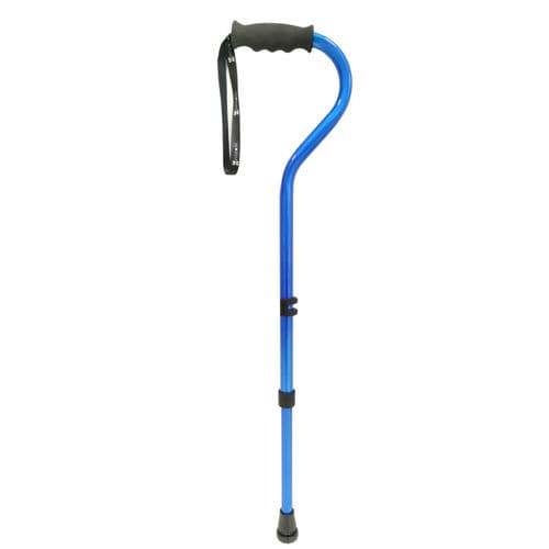Gehstock / abgewinkelter Griff - Bastone™ - Allmobility - höhenverstellbar / rutschfest