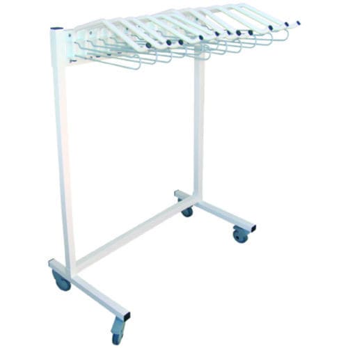 Ablage für Bleischürzen / auf Rollen - Medical Index