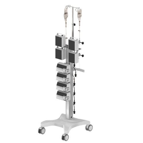 Medizinischer Wagen - Coriton Instrument Co., Ltd. - für Infusionspumpen / für Transport / höhenverstellbar