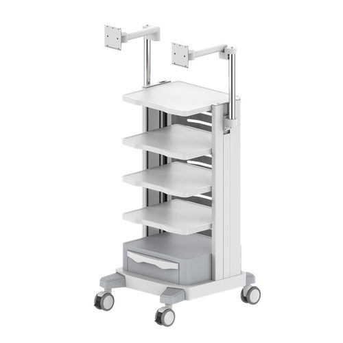 Wagen für Endoskopie - 1.4M-TR900-14-XX - Coriton Instrument Co., Ltd. - medizinisch / Aluminium / 1 Schublade