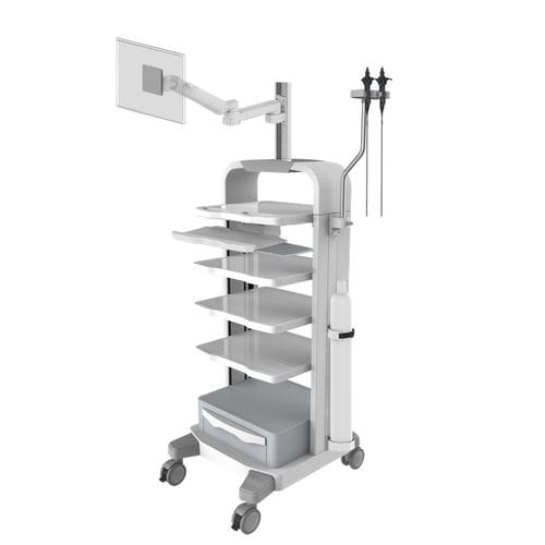 Wagen für Endoskopie - 1.4M-TR900-XX - Coriton Instrument Co., Ltd. - medizinisch / für Transport / Aluminium