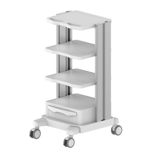 Wagen für Endoskopie - 1.2M-TR900-09276/COR-0040-U - Coriton Instrument Co., Ltd. - medizinisch / 1 Schublade / mit 3 Regalbrettern