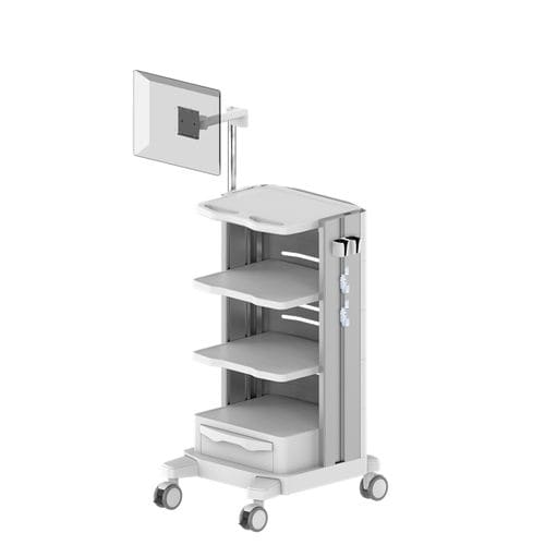 Wagen für Endoskopie - 1.2M-TR900-12-XX  - Coriton Instrument Co., Ltd. - medizinisch / mit Schublade / mit Regal