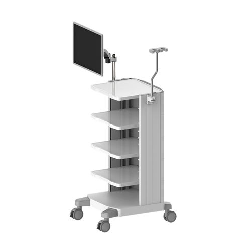 Wagen für Endoskopie - 1.2M-TR900-12-06  - Coriton Instrument Co., Ltd. - medizinisch / Aluminium / 4 Regalbretter