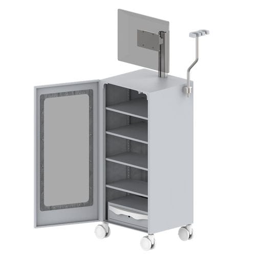 Wagen für Endoskopie - TR900C-XX  - Coriton Instrument Co., Ltd. - medizinisch / Aluminium / mit Regal