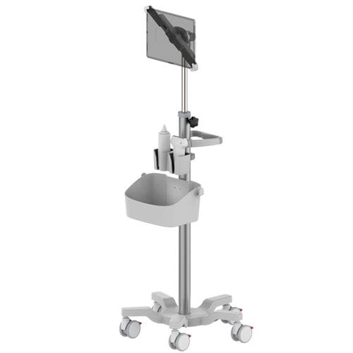 Wagen für Ultraschallgeräte - RS010C - Coriton Instrument Co., Ltd. - medizinisch / mit Auffangwanne / Bildschirmhalterung