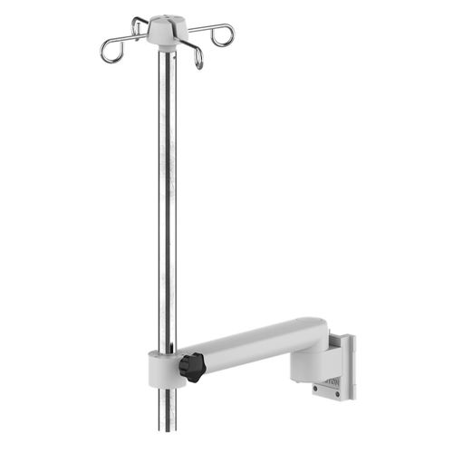 Wandmontierter Infusionsständer - WM500-100-13 - Coriton Instrument Co., Ltd. - 4 Haken
