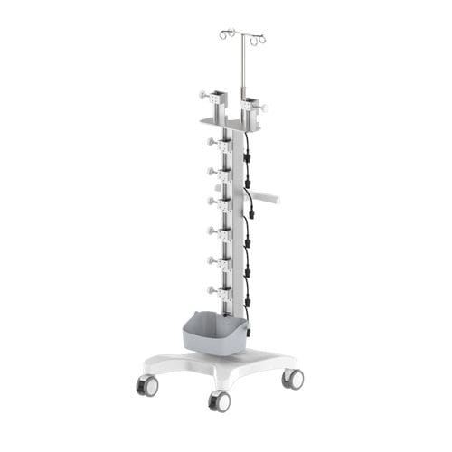 Medizinischer Wagen - Coriton Instrument Co., Ltd. - für Infusionspumpen / für Transport / mit Korb