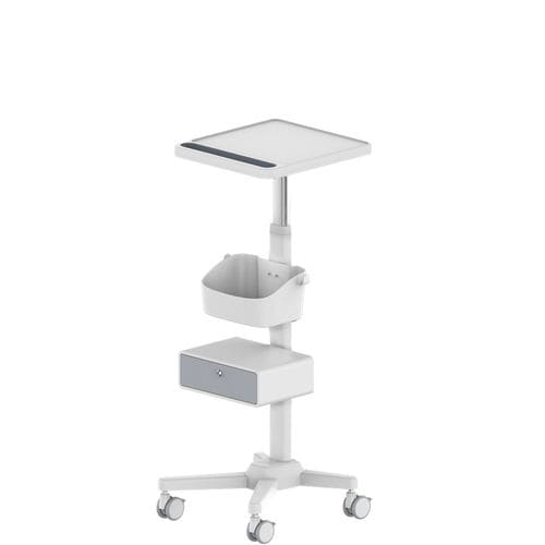 Wagen für EKG - RS008 - Coriton Instrument Co., Ltd. - medizinisch / mit Auffangwanne / mit Tragefläche für Laptop