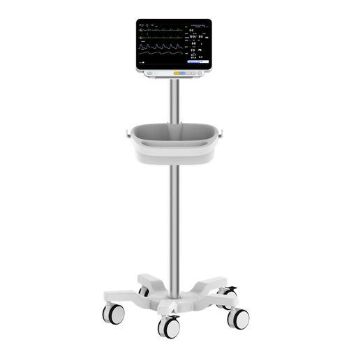 Medizinischer Wagen - RS011C - Coriton Instrument Co., Ltd. - für Monitor / Aluminium / Kunststoff