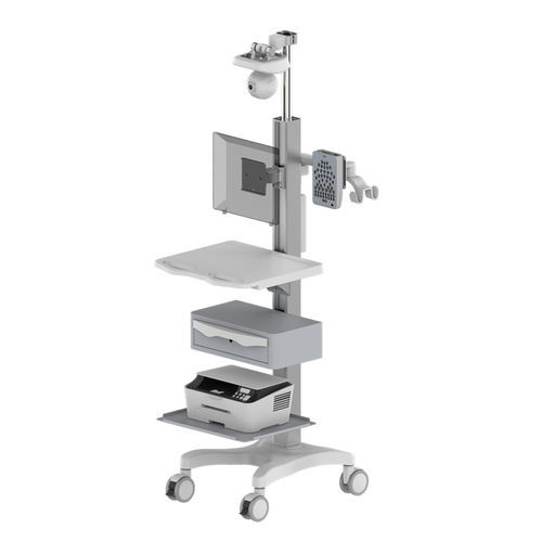 Computerwagen für Panel PC - TR700-200-XX - Coriton Instrument Co., Ltd. - Point-of-Care / mit Schublade / höhenverstellbarer