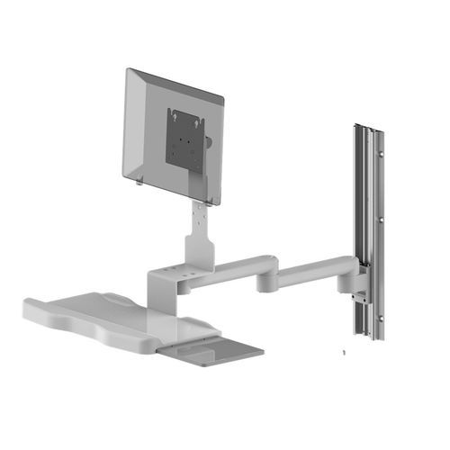 Wandmontierter Computer-Arbeitsplatz - WM500-11072 - Coriton Instrument Co., Ltd. - medizinisch / für Laptop Computer / neigbar