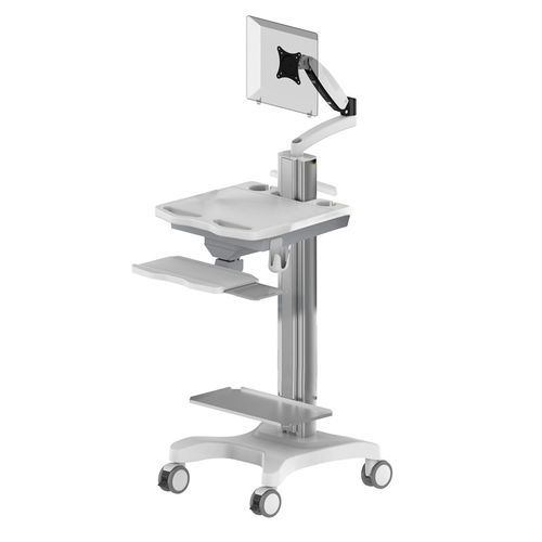 Computerwagen für Panel PC - TR800-100-XX - Coriton Instrument Co., Ltd. - Point-of-Care / höhenverstellbarer / gesichert