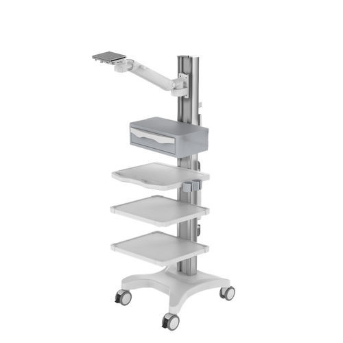 Computerwagen für Panel PC - TR800-200-XX - Coriton Instrument Co., Ltd. - Point-of-Care / mit Schublade / höhenverstellbarer