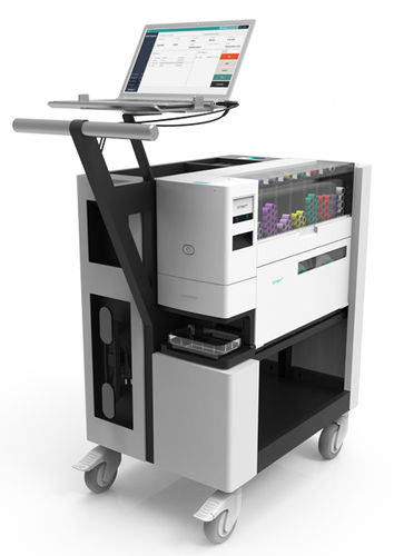 Reagensgläser-Etikettiersystem - HENm mobile - Energium Co., Ltd. - automatisch