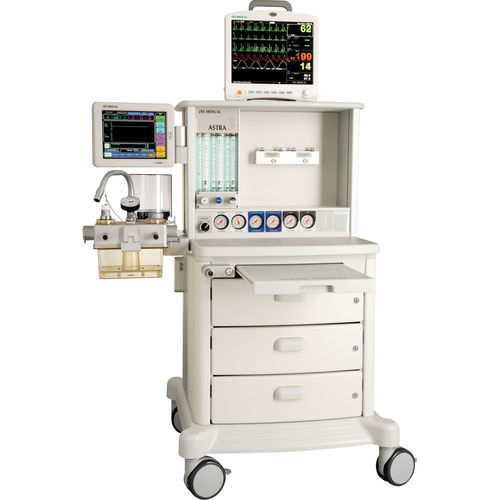 Anästhesiearbeitsplatz auf Wagen - Astra 3i - EPSIMED - Atmungsmonitoring / mit Temperaturkontrolle