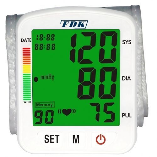 Automatischer Blutdruckmonitor - FT-B13W-V - Fudakang Industrial LLC. - Handgelenk / mit integrierter Manschette / 1x90