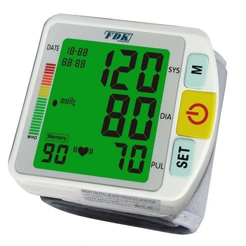 Automatischer Blutdruckmonitor - FT-B14W-V - Fudakang Industrial LLC. - Handgelenk / mit integrierter Manschette / 1x90
