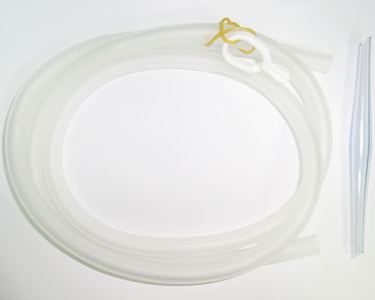Chirurgischer Absaugschlauch - CSB-013 - Lily Medical Corporation - PVC / rechtsseitig / elastisch