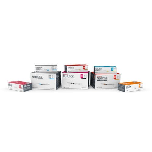 Spritze / 3 ml - EasyTouch® FlipLock™ - MHC Medical Products - Einweg / Sicherheit