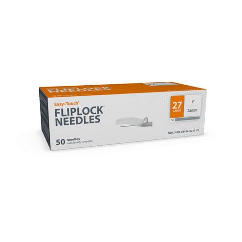 Gesicherte Nadel - EasyTouch® FlipLock™ - MHC Medical Products - 18G / 23G / 25G