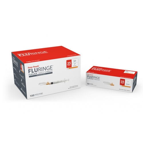 Spritze / 1 ml - EasyTouch® Fluringe® - MHC Medical Products - 3 ml / Sicherheit