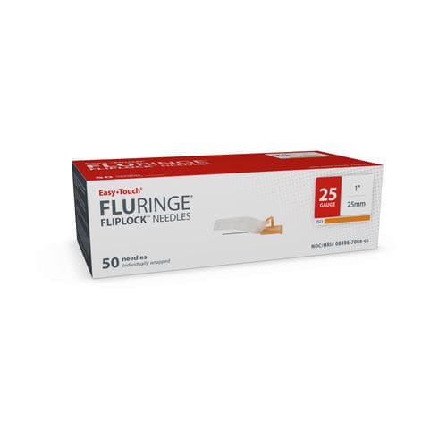 Gesicherte Nadel - EasyTouch® Fluringe® FlipLock™ - MHC Medical Products - 25G