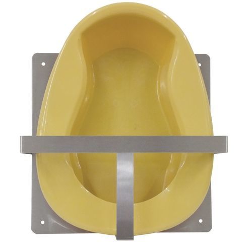 Edelstahl-Bettpfannenhalter - 303012 - Omnimed - wandmontiert