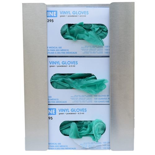 Träger für Handschuhe - 305302-1 - Omnimed - wandmontiert / Edelstahl / Typ Handschuhfach