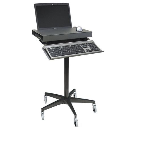 Höhenverstellbarer-Computerwagen - 350306 - Omnimed