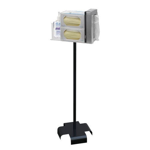 Hygienestation mit Desinfektionsgelhalter - 304005_311STAND - Omnimed