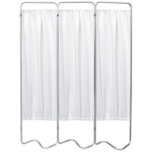 Zusammenklappbarer Medizinischer Bettschirm - 153053 - Omnimed - 3 Flügel / Vorhang / Aluminium