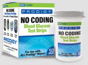 Blutzuckerteststreifen - Prodigy Meter - für Diabetes / Blei / Blut