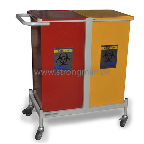 Medizinischer Wagen - 346-BM - Strongman Ideal Engineering Services - für Transport / Abfall / Abfallsackhalter