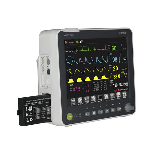 Tragbarer Patientenmonitor - WPM-120 - Wisonic - RESP / TEMP / Herzfrequenz