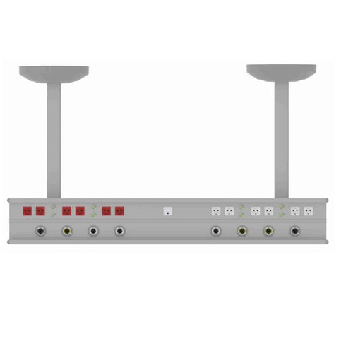 Deckenmontierter Verteilerbalken - MG-YOYA-A - Megasan Medical Gas Systems - für Intensivpflege / für OP-Saal