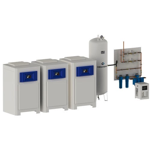Luft-Gaszentrale - MG-HS series - Megasan Medical Gas Systems - stationär