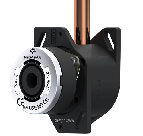 Steckdose Typ BS - MGS-xP-Bx - Megasan Medical Gas Systems - für medizinische Gase